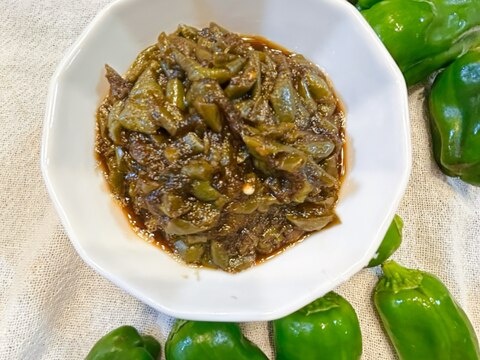 ☆★白飯に♪ピーマンや甘唐辛子で甘辛佃煮★☆